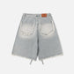 Rhinestone Jorts