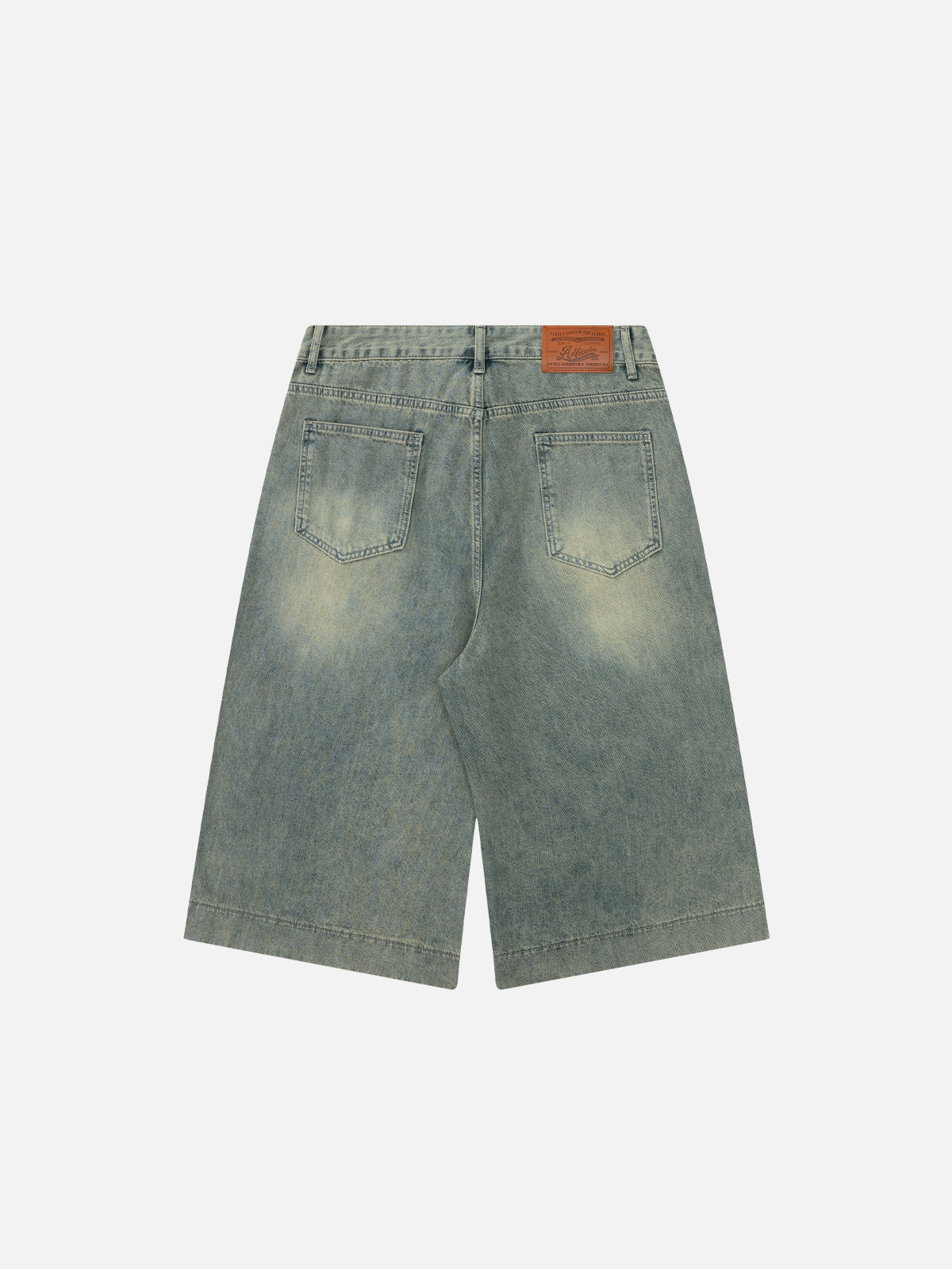 Solid Washed Longline Jorts