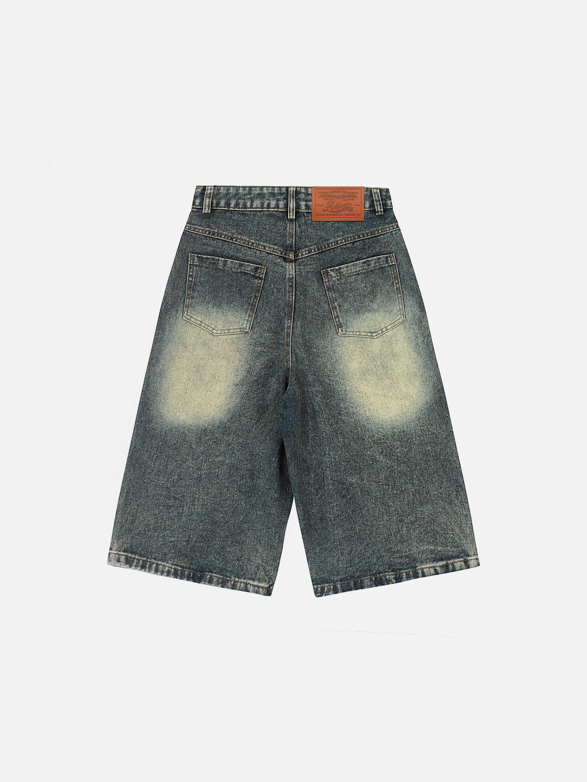 Pearl Embellished Baggy Longline Jorts