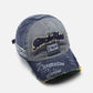 Vintage Embroidered Hole Baseball Cap