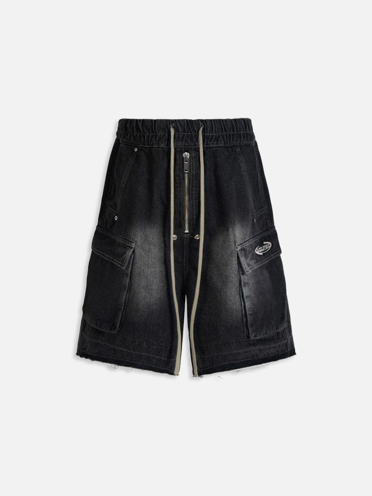 Drawstring Washed Jorts