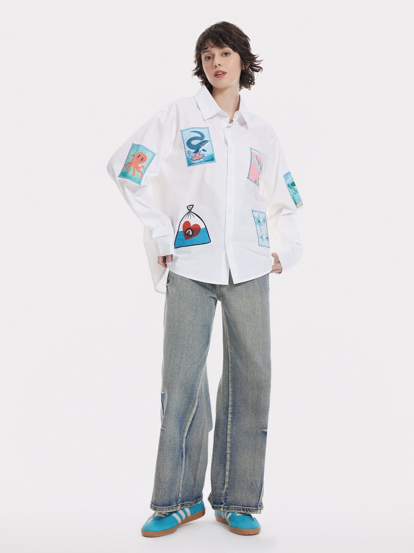 Sea Animal Long Sleeve Shirt
