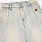 Washed Loose Jeans