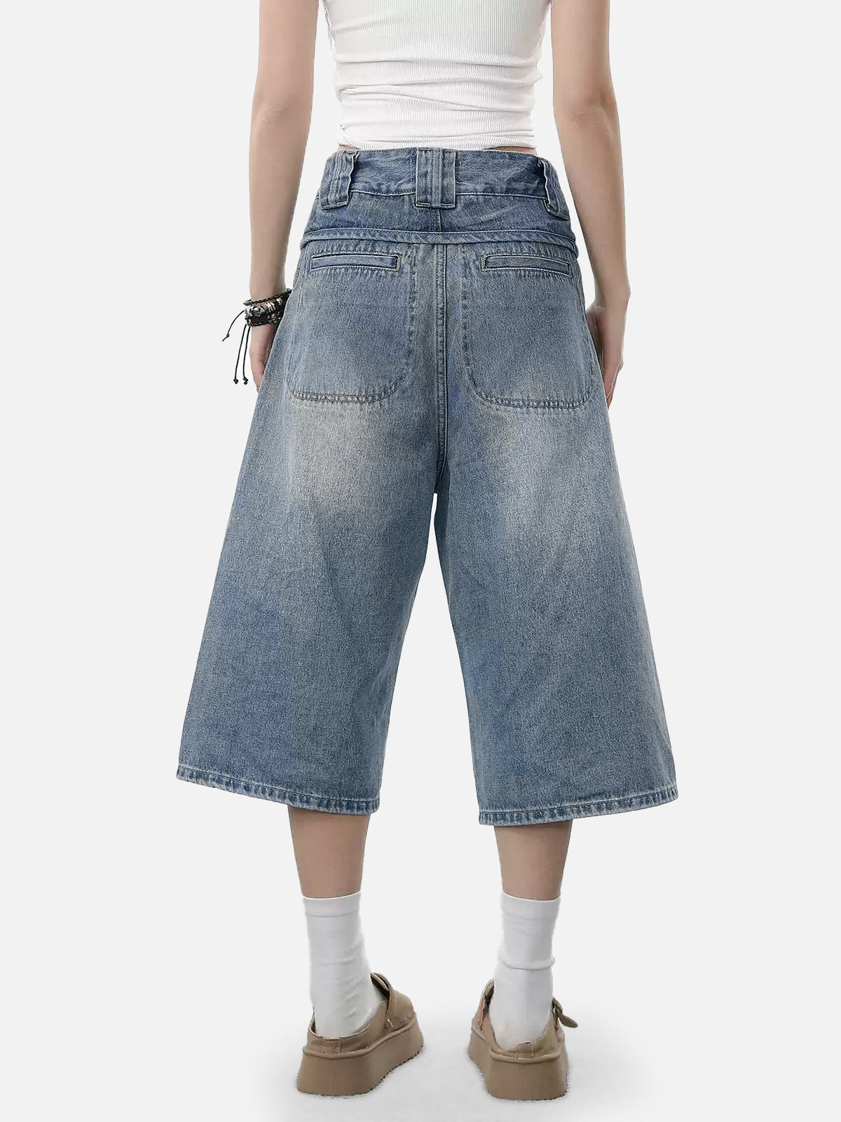 Irregular Pocket Longline Jorts