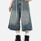 Lightning Print Longline Jorts