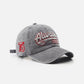 Washed Embroidered Letter Baseball Cap