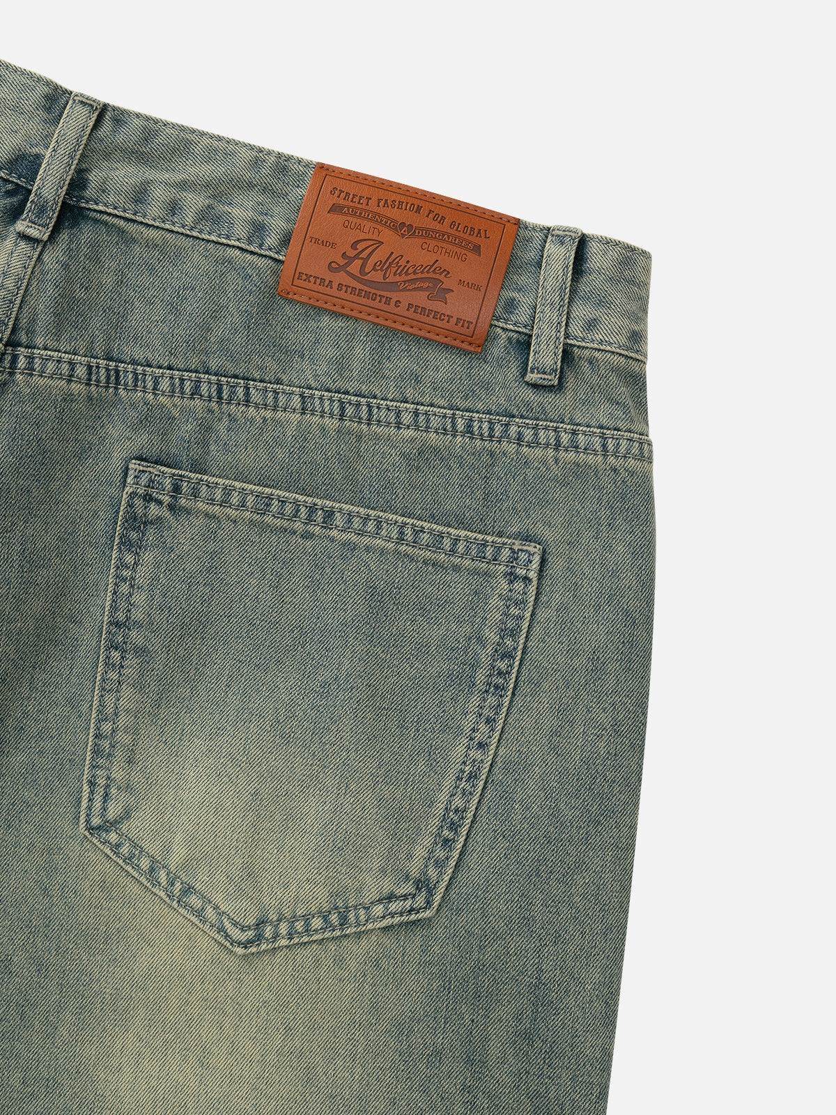 Solid Washed Longline Jorts
