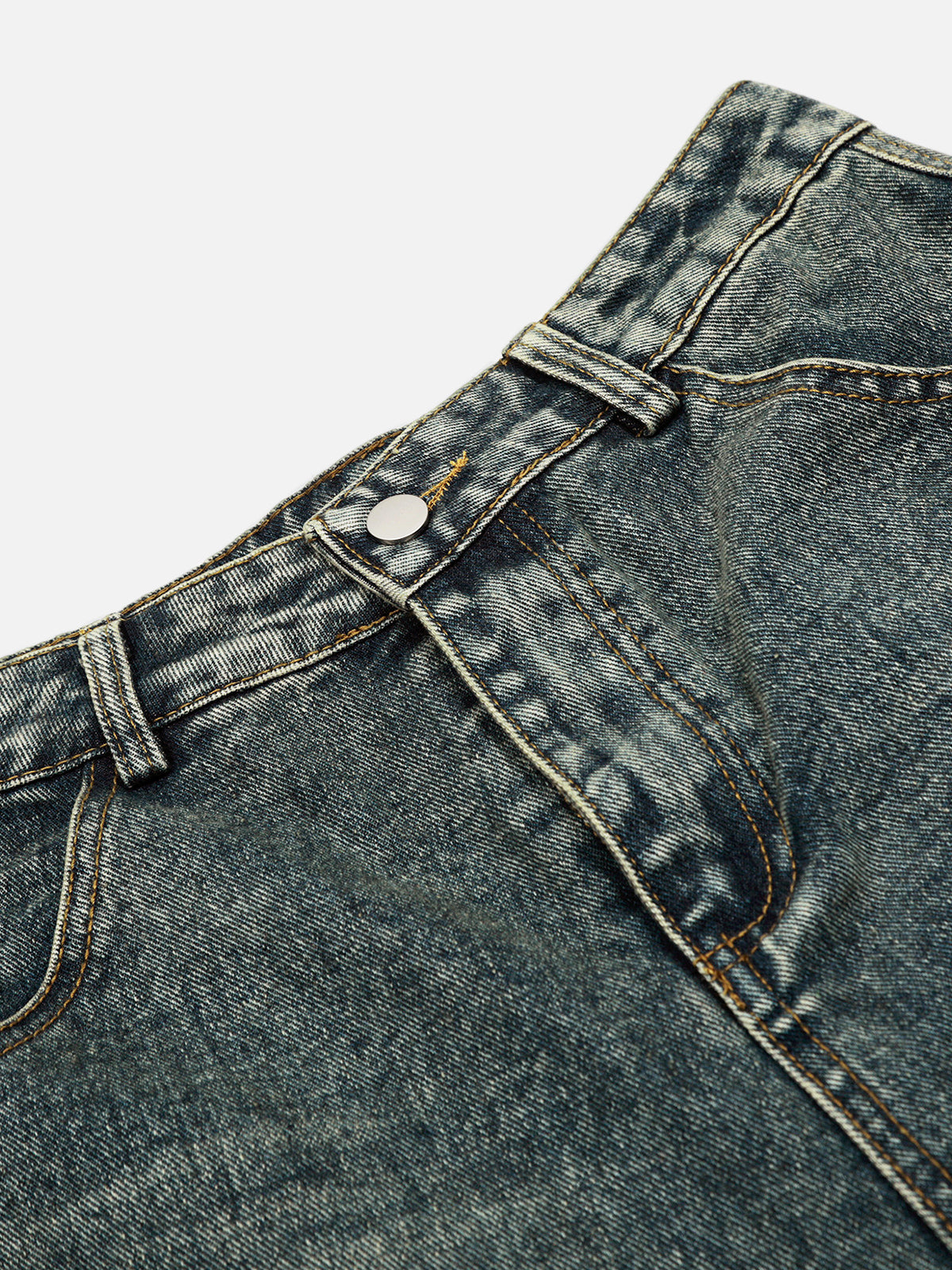 Pearl Embellished Baggy Longline Jorts