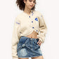 Bow Washed Denim Skirt
