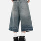 Lightning Print Longline Jorts