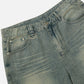 Solid Washed Longline Jorts
