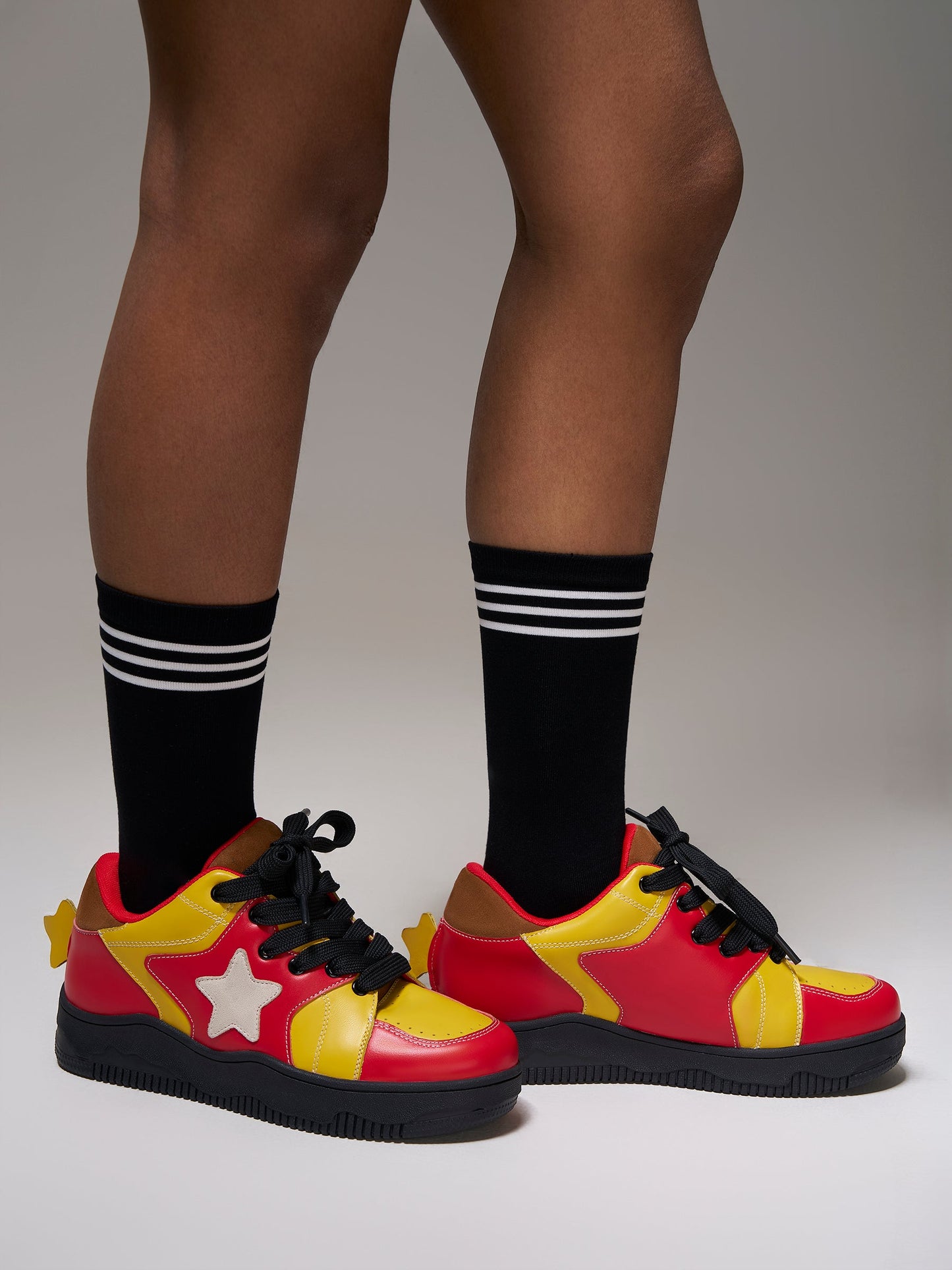 Triple Star Color Blocking Shoes