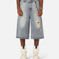 Distressed Baggy Longline Jorts