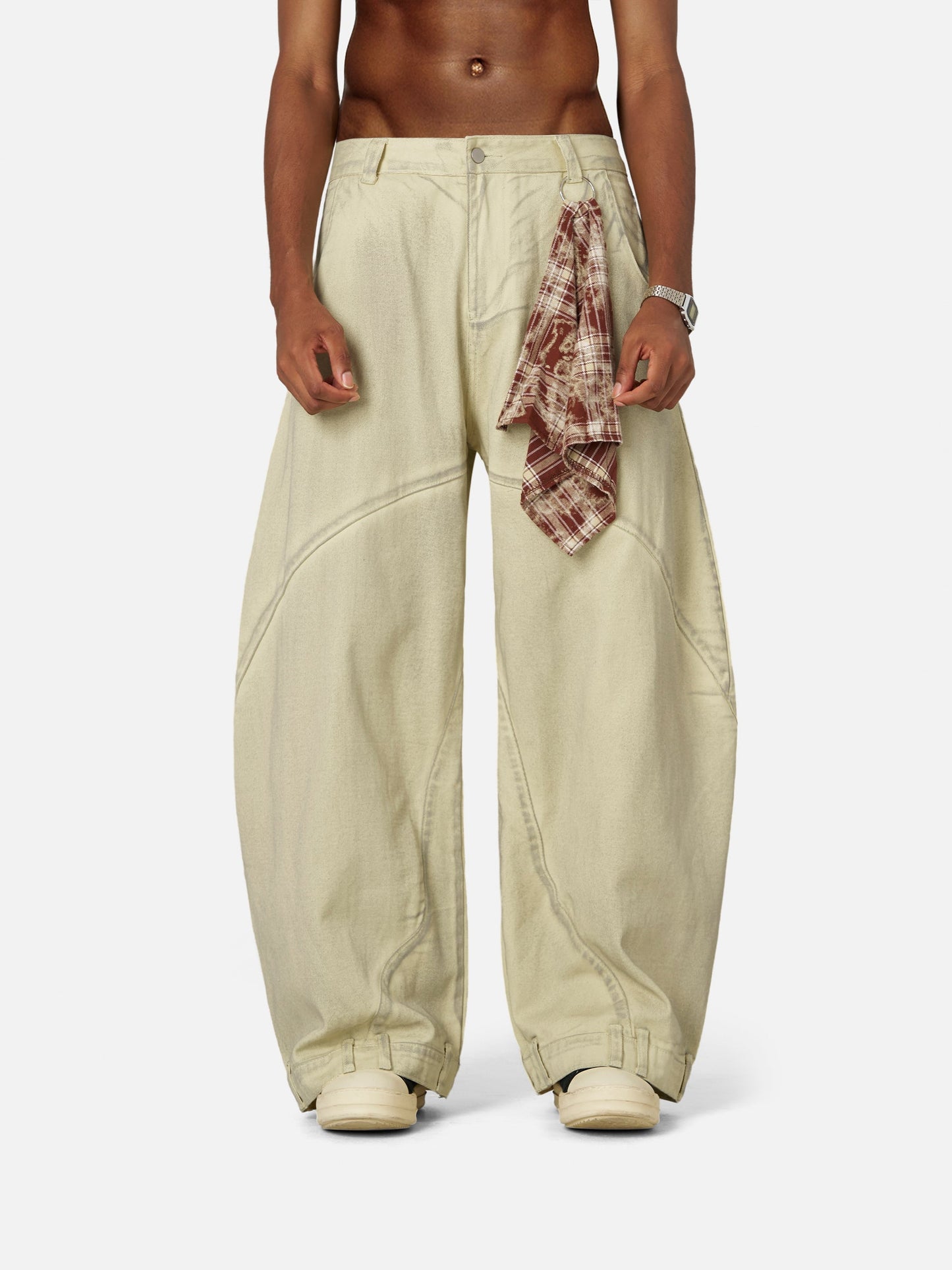 Reverse Super Baggy Barrel Jeans