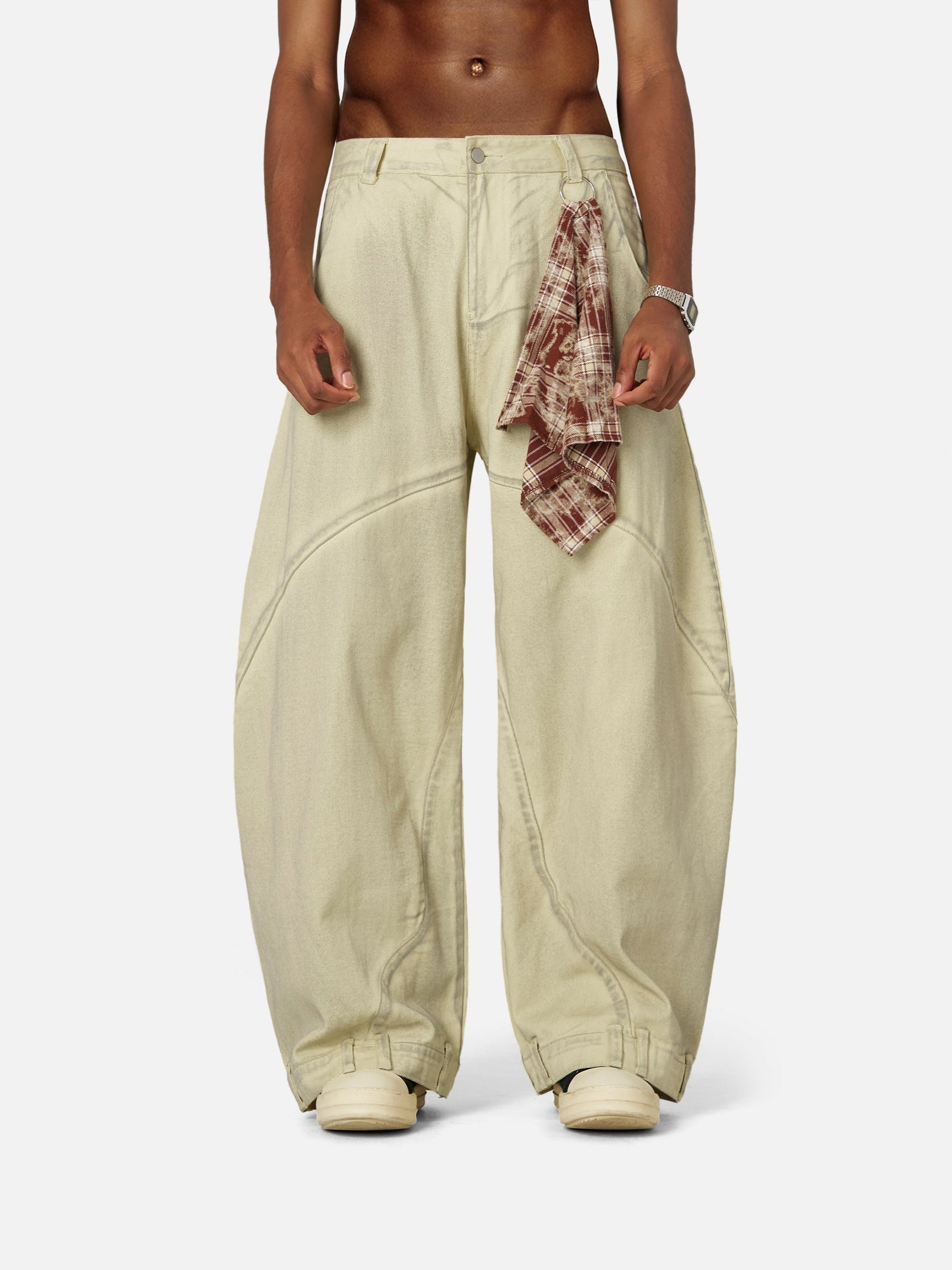Reverse Super Baggy Barrel Jeans