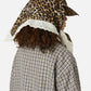 Leopard Print Lace Patchwork Cap
