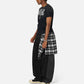 Plaid Baggy Barrel Jeans