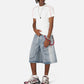 Stacked Pocket Longline Jorts