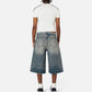 Lightning Print Longline Jorts