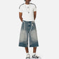 Lightning Print Longline Jorts