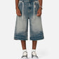 Lightning Print Longline Jorts