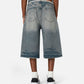 Lightning Print Longline Jorts