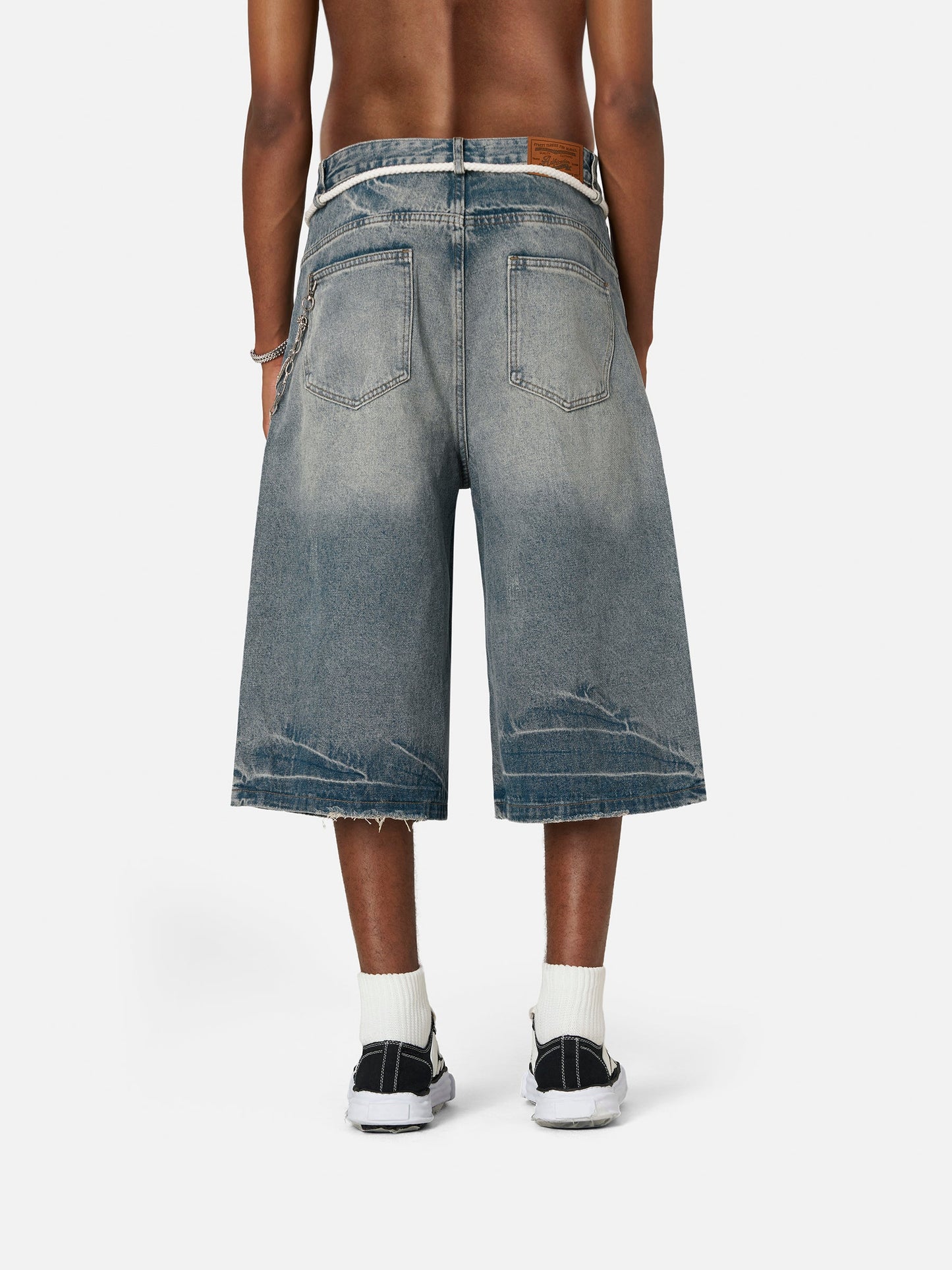 Lightning Print Longline Jorts