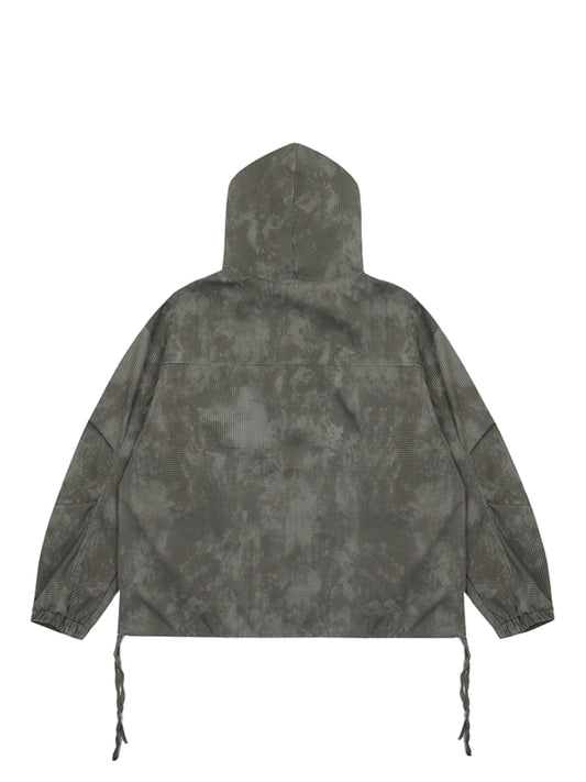 Thesupermade American Street Trend Jacquard Texture Hoodie