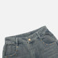 Leather Baggy Jeans