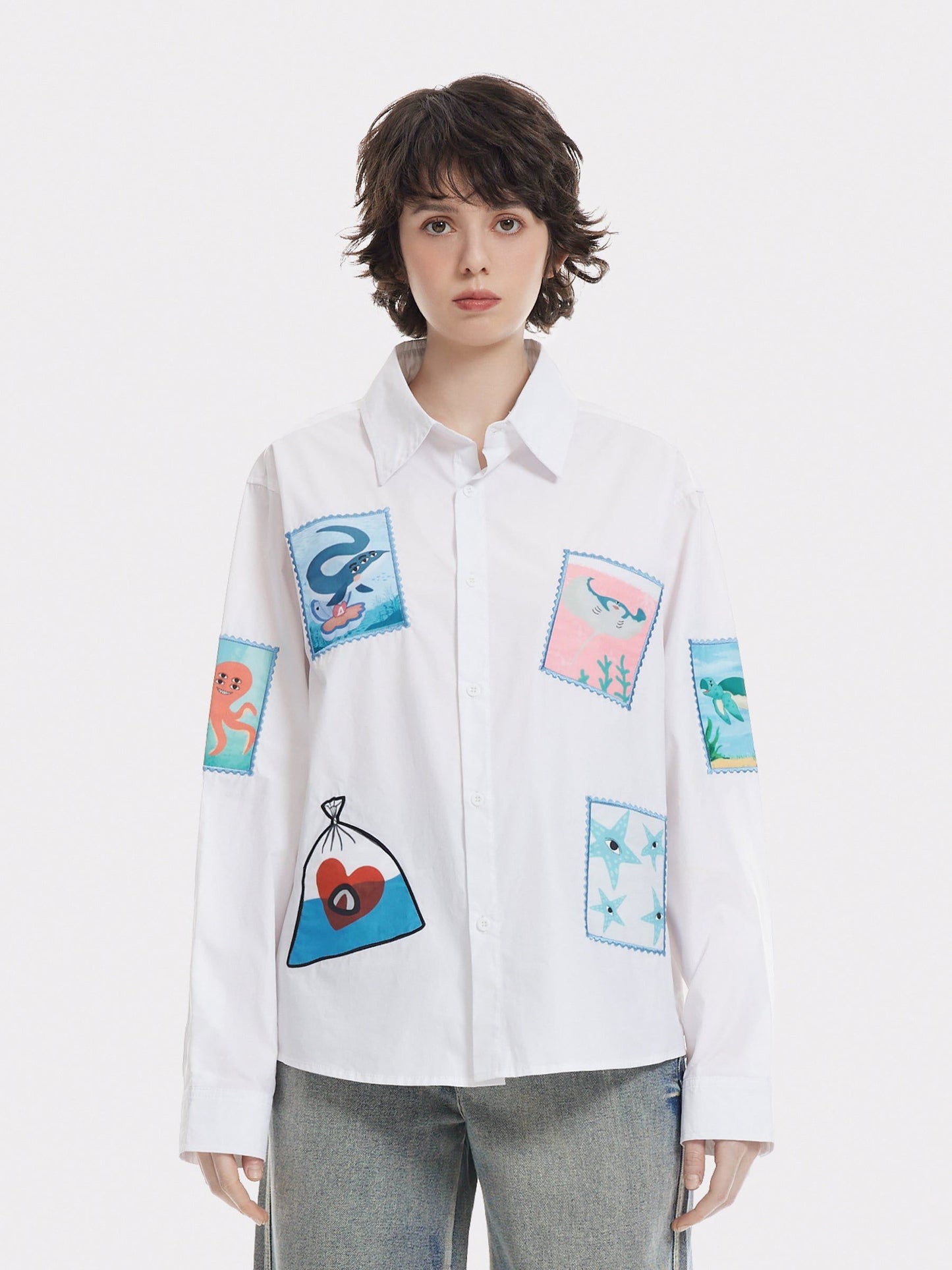 Sea Animal Long Sleeve Shirt