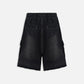 Drawstring Washed Jorts