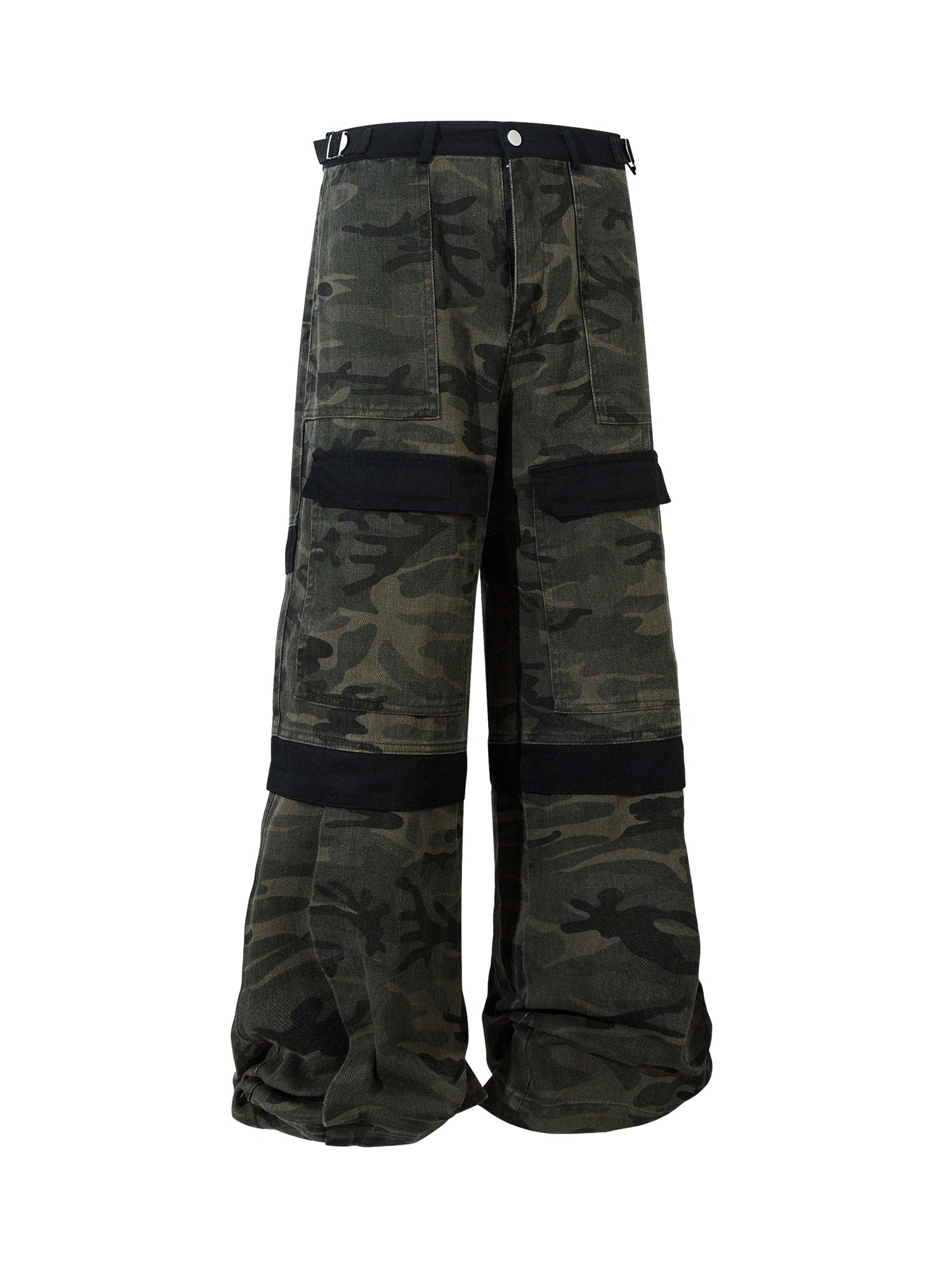 Thesupermade High Street Patchwork Camouflage Pants