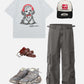 Adjustable Waist Baggy Pants