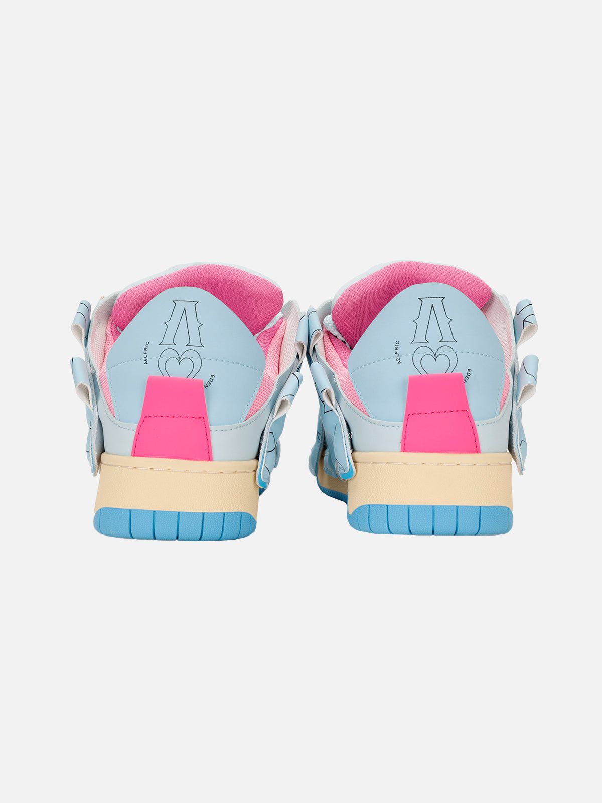 StarryClimb Applique Embroidery Big Letter Skate Shoes