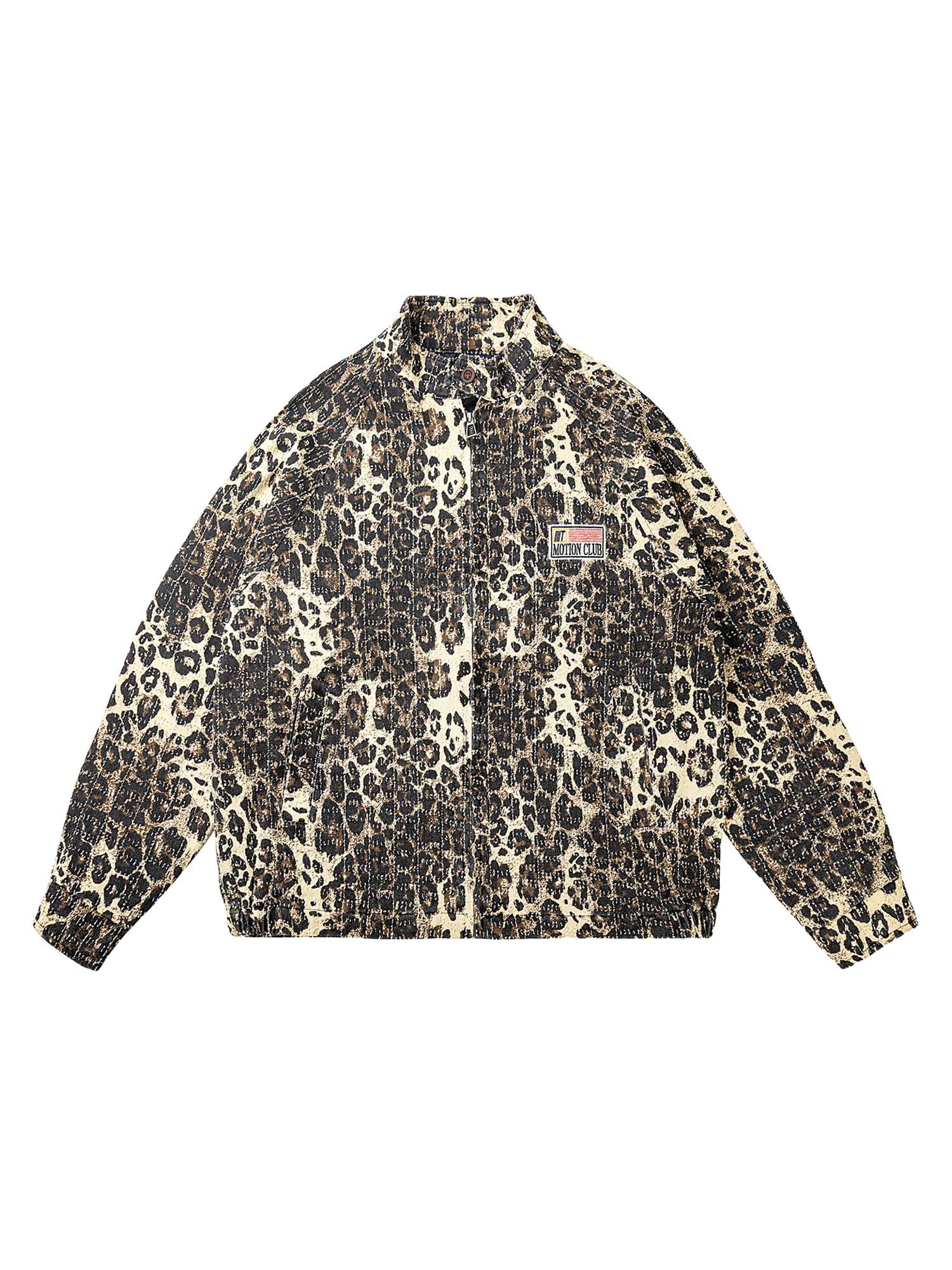 American Retro Leopard Jacket