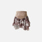 Snake Pattern Patchwork Skirt