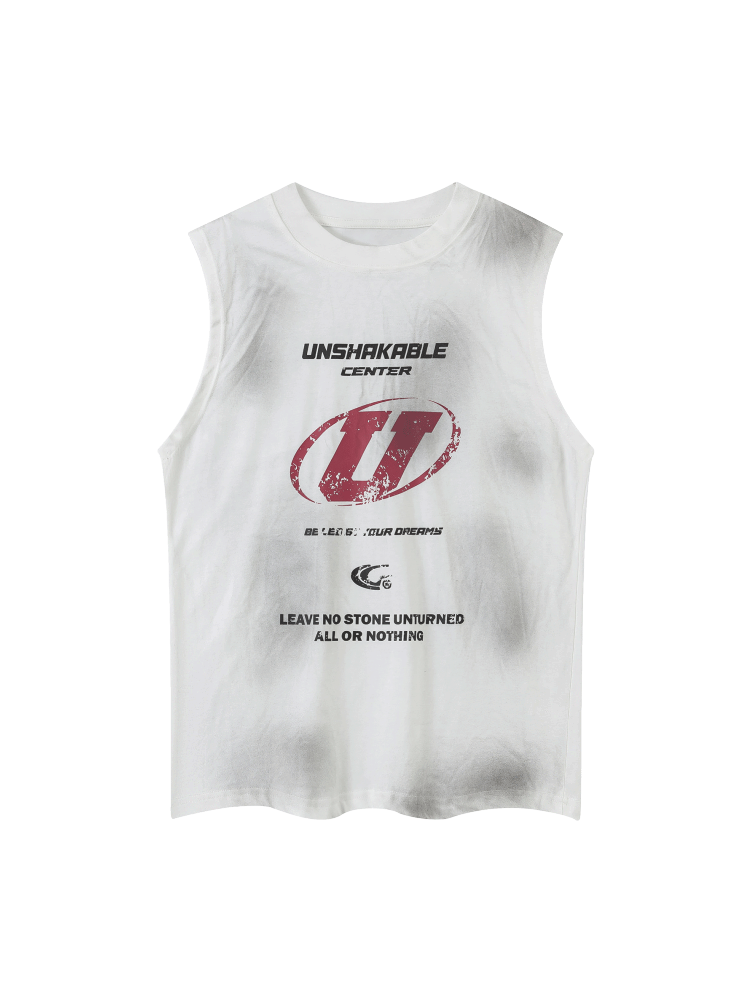 Thesupermade Original Logo Printed Hand-painted Street Rap Vest