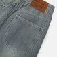 Leather Baggy Jeans