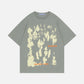 Character Inkjet Graffiti Print Tee