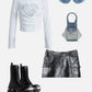 Metal Color Skirt