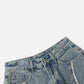 Fringe Baggy Jeans