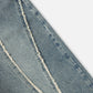 Fringe Baggy Jeans