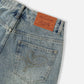 Fringe Baggy Jeans