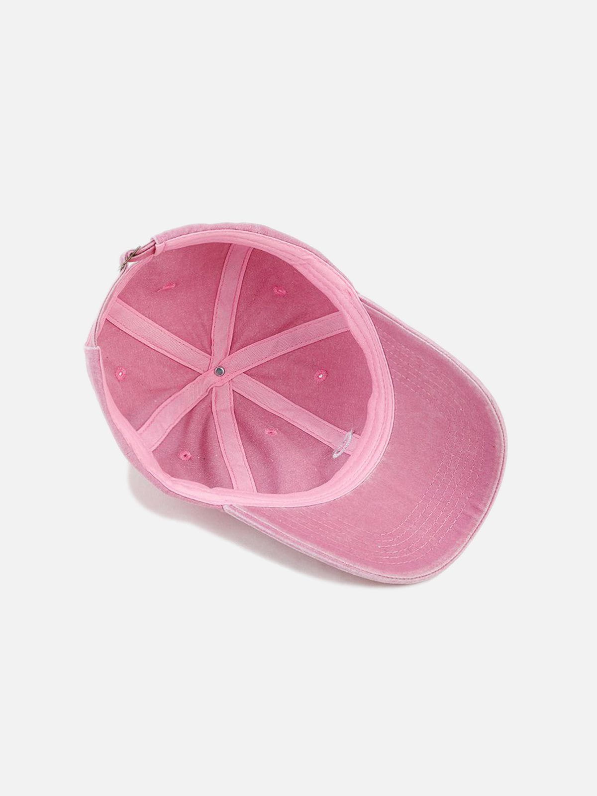 Embroidery Heart Washed Cap