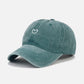 Embroidery Heart Washed Cap