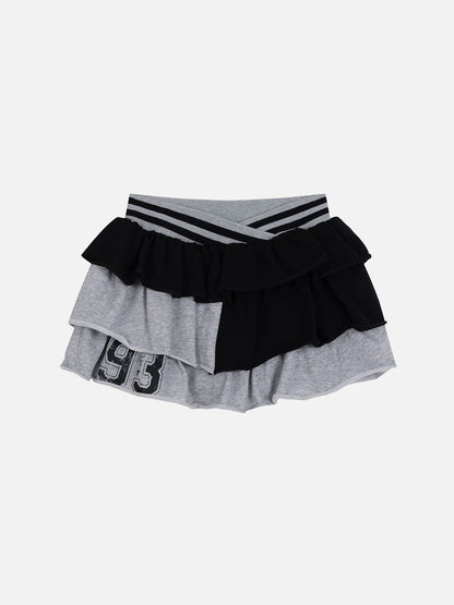 Irregular Patchwork Skirt