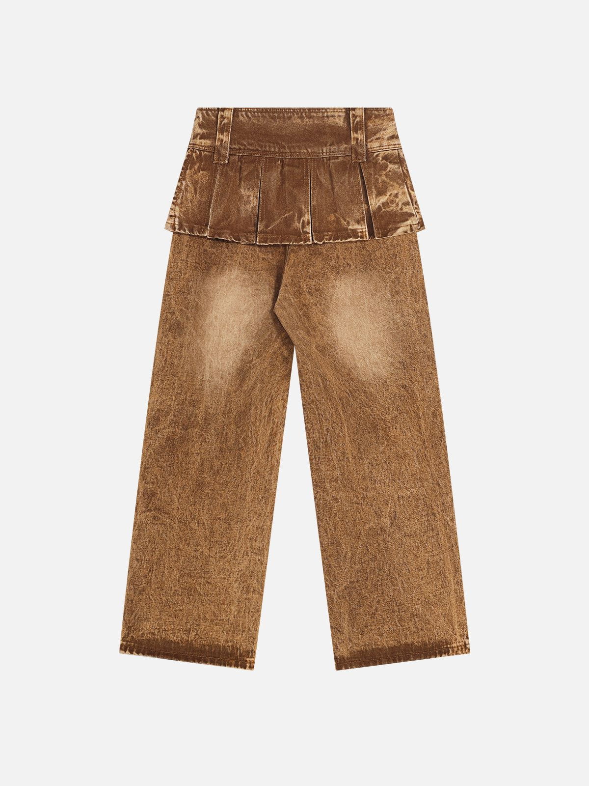 Washed Two Layer Jeans