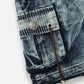 Heavy Washed Denim Skirt