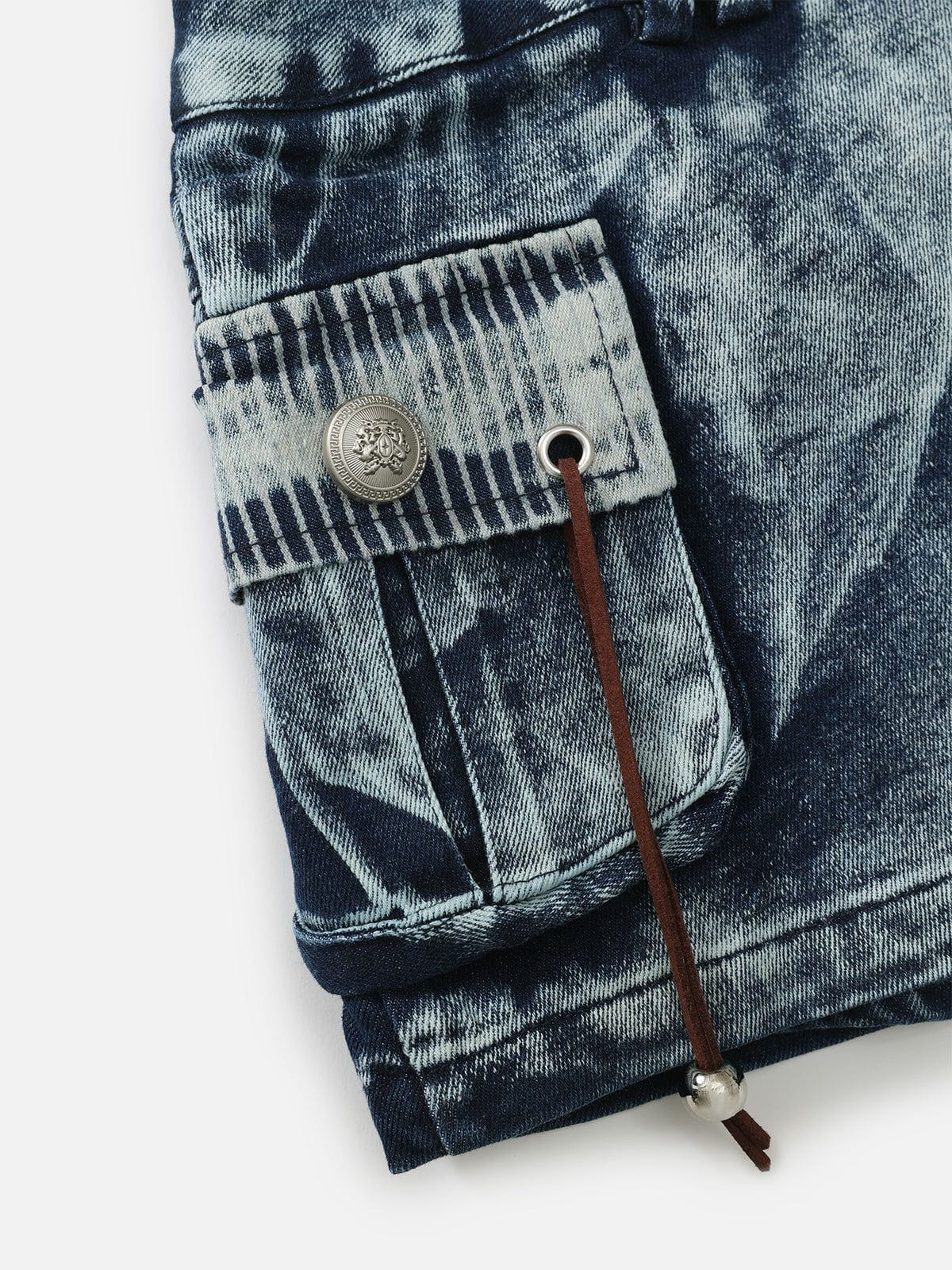 Heavy Washed Denim Skirt