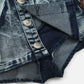Heavy Washed Denim Skirt